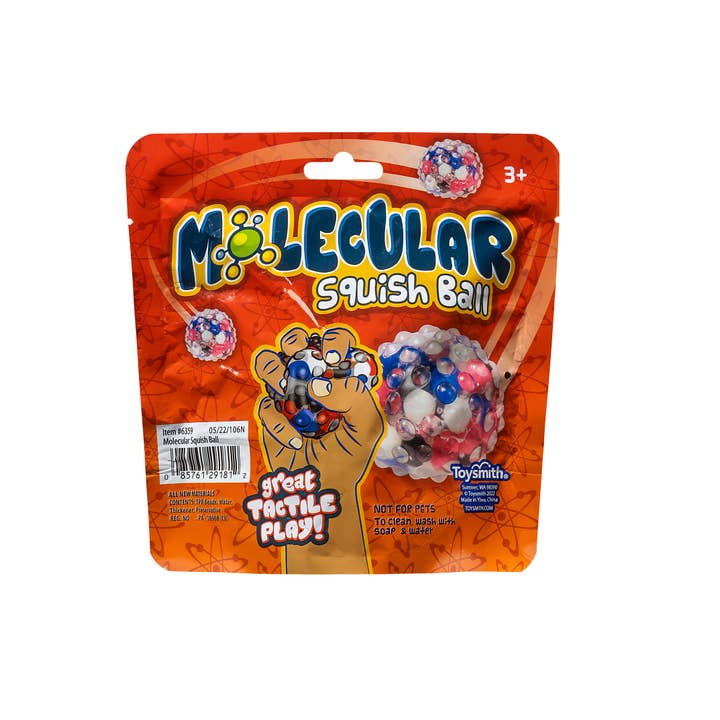 Toysmith - Wholesale Fidget Toy - Kids - Molecular Squish Ball, Tactile Play, Fidget Toy2