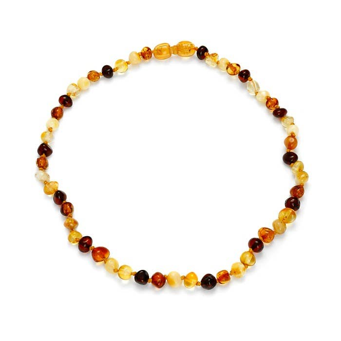 34 cm Necklace - Mixed Amber for wholesale by CocoonMe