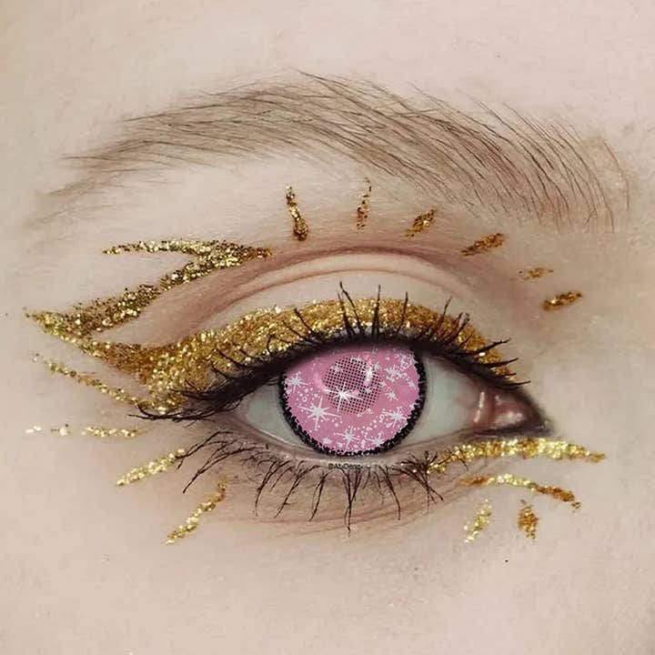 ELKLENS - Wholesale Costume - Women's - Halloween Costume Bingo Pink Contact Lens Cosplay | 1Year