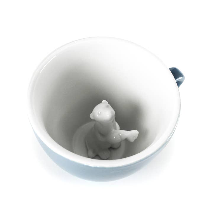 Sea Otter | Ceramic Surprise Mug Gift (11 oz. Pale Blue) for wholesale on Faire1