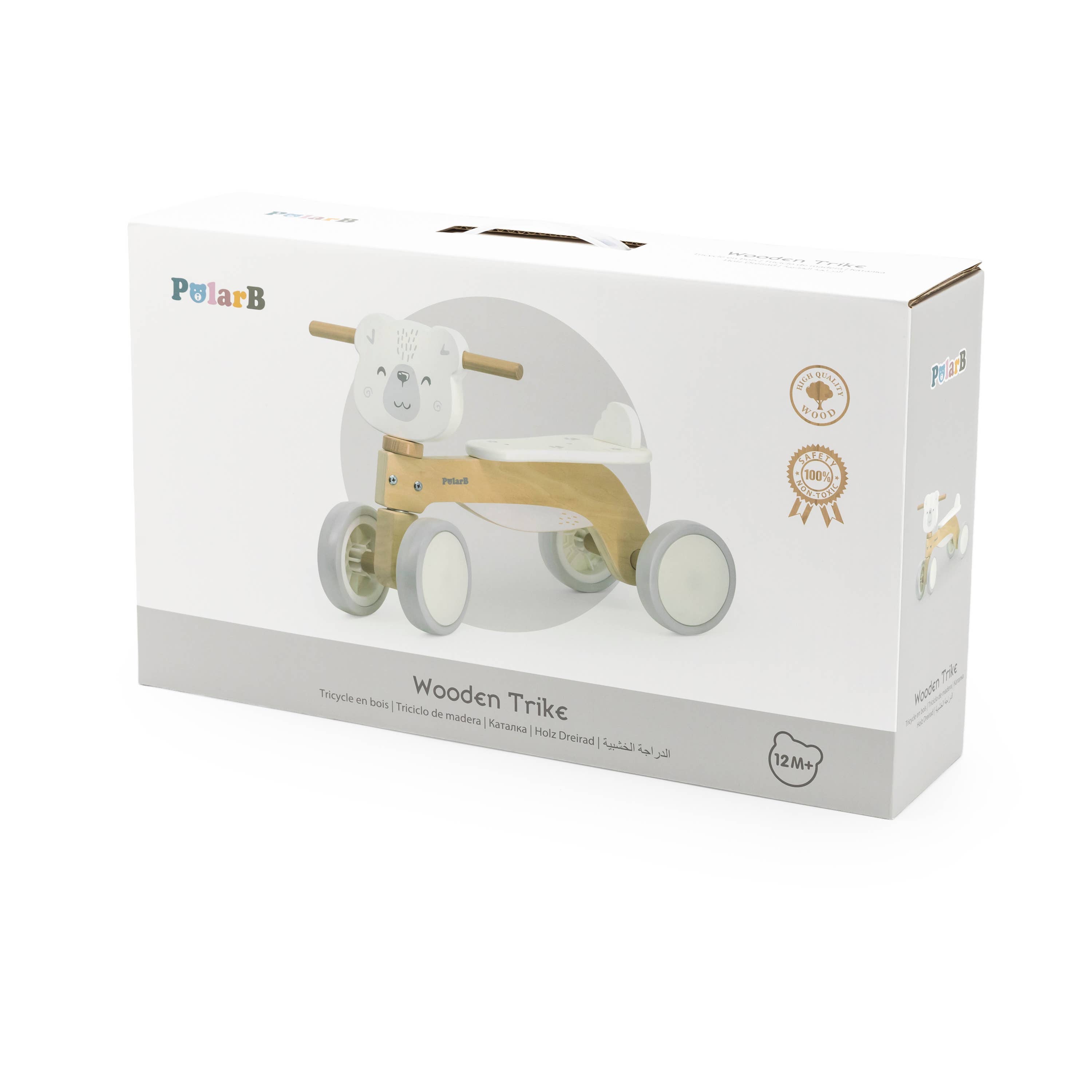Trade Toys Limited - Wholesale Fietsen en scooter - Kinderen - Houten driewieler - ijsbeer / vos5