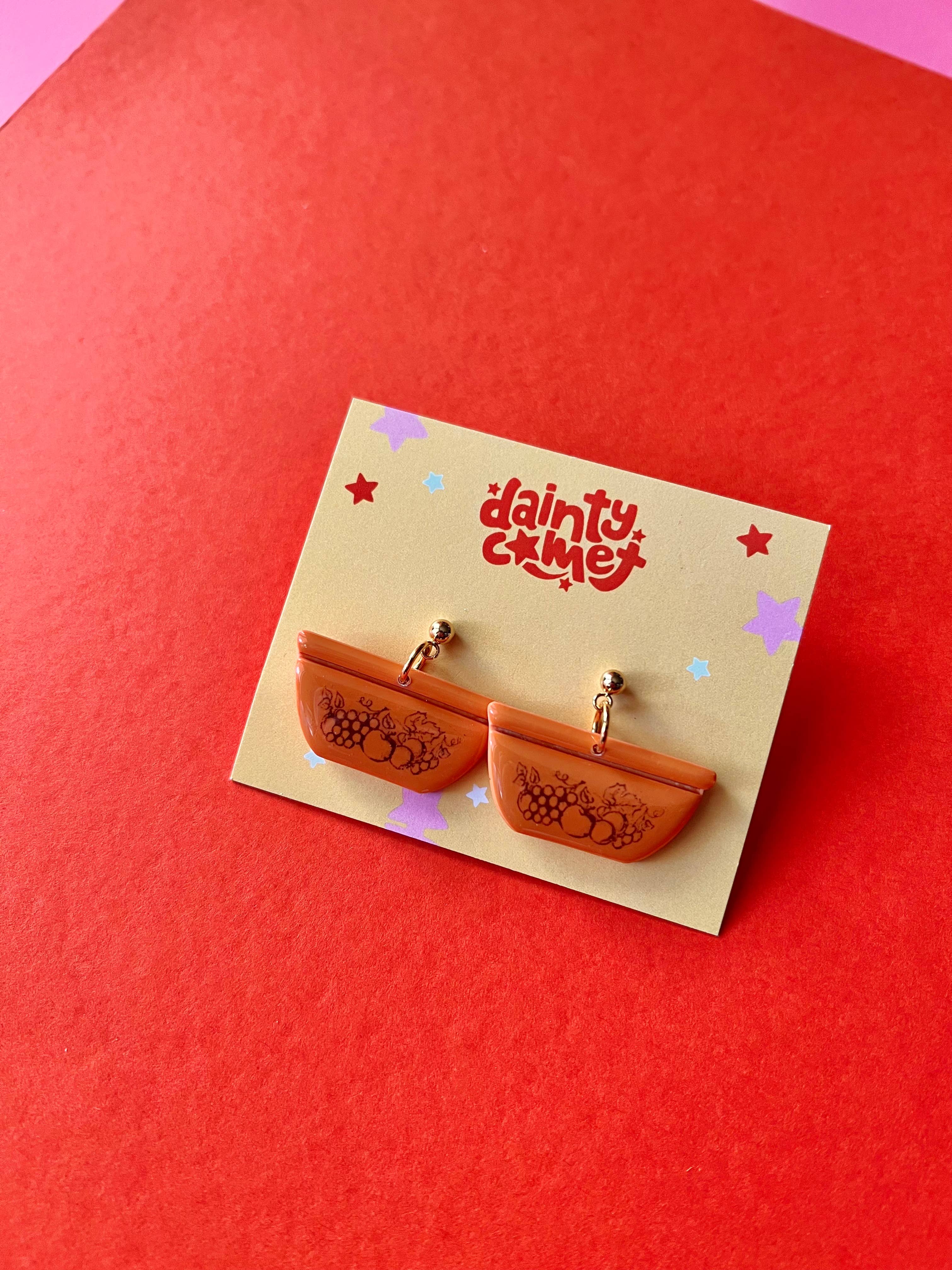 Dainty Comet - Wholesale Dangle Earrings - Vintage Inspired Cookware Earrings2