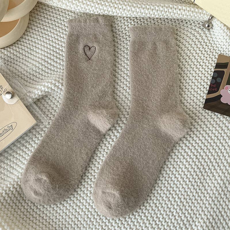 Gohobi （We cover U.S. import duties） - Wholesale Socks - Women's - Gohobi Warm Velvet Heart Socks3
