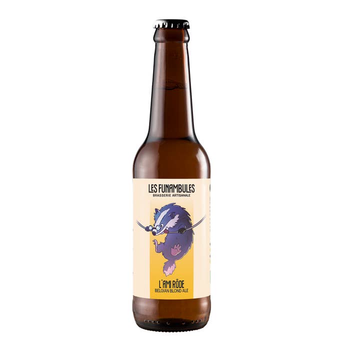 L'ami Rôde - Blonde timur bio - 33cl pour la vente par Brasserie Artisanale Les Funambules