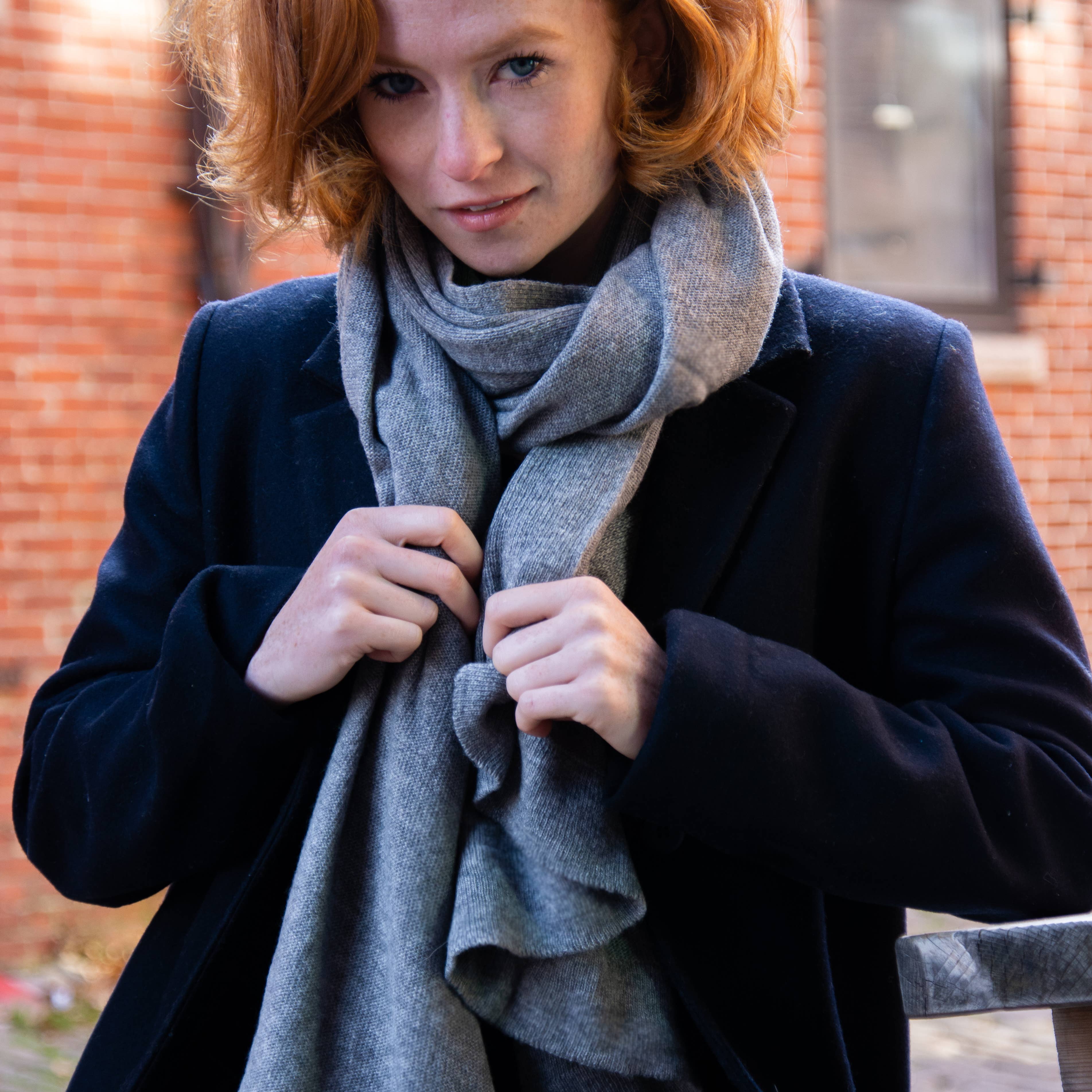 Margolis Pineo Italia - Wholesale Scarf - Women's - CASHMERE BLEND TIVOLI "BUTTER" TRAVEL SCARF5