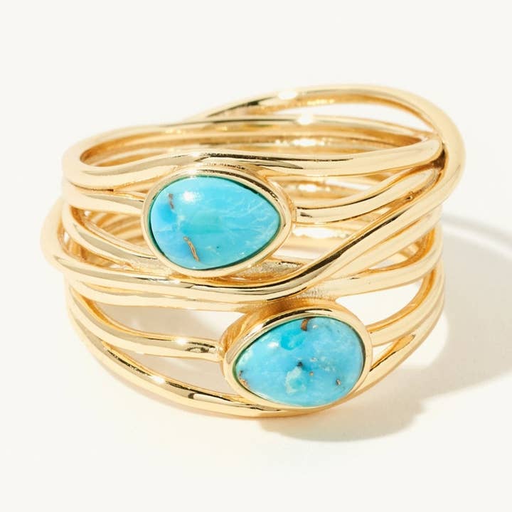 Gemma Gemstone Ring for wholesale by Ideaure Jewelry