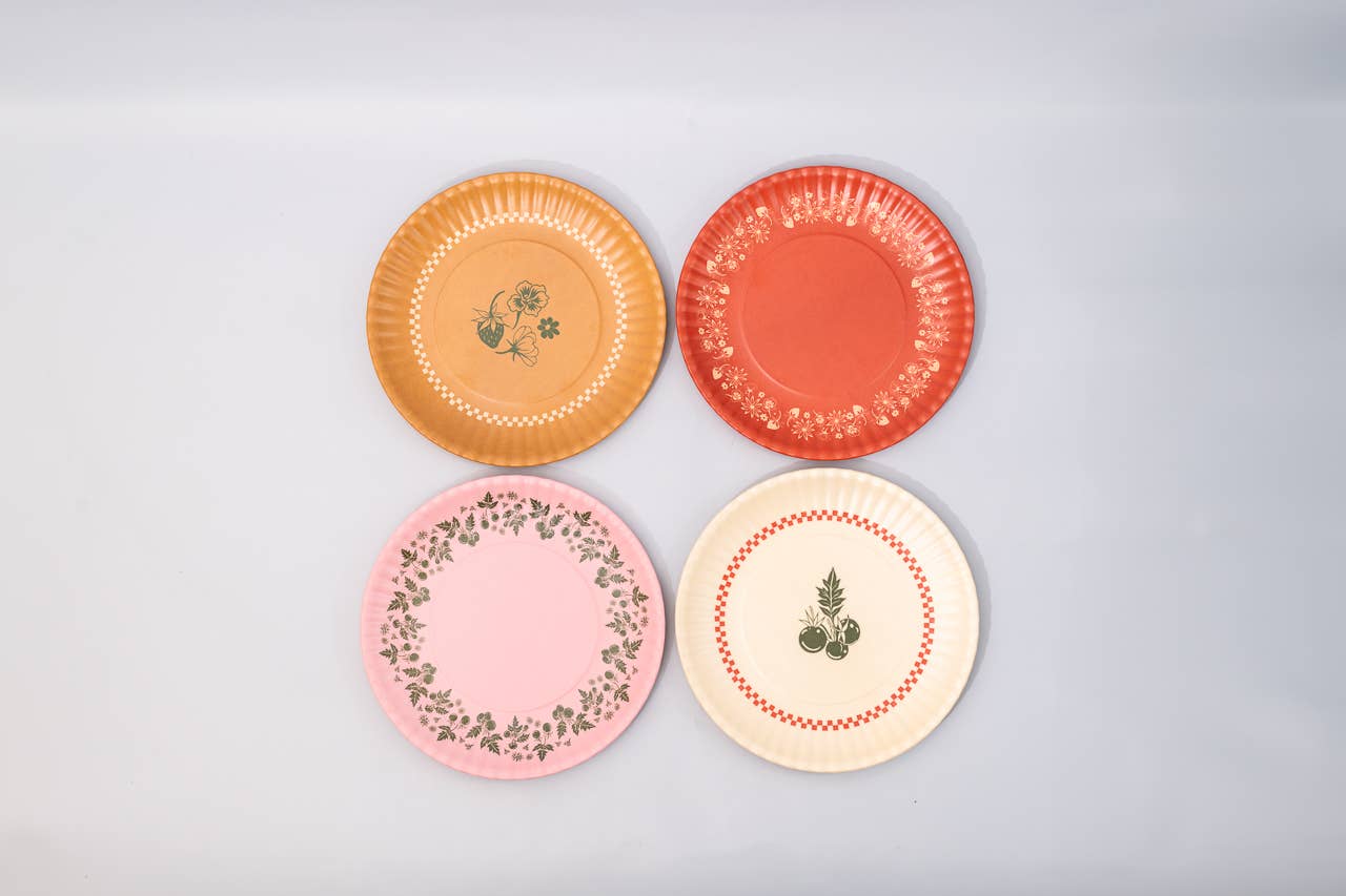Ban.do - Wholesale Salad Plate - Dessert Plate Set, Garden