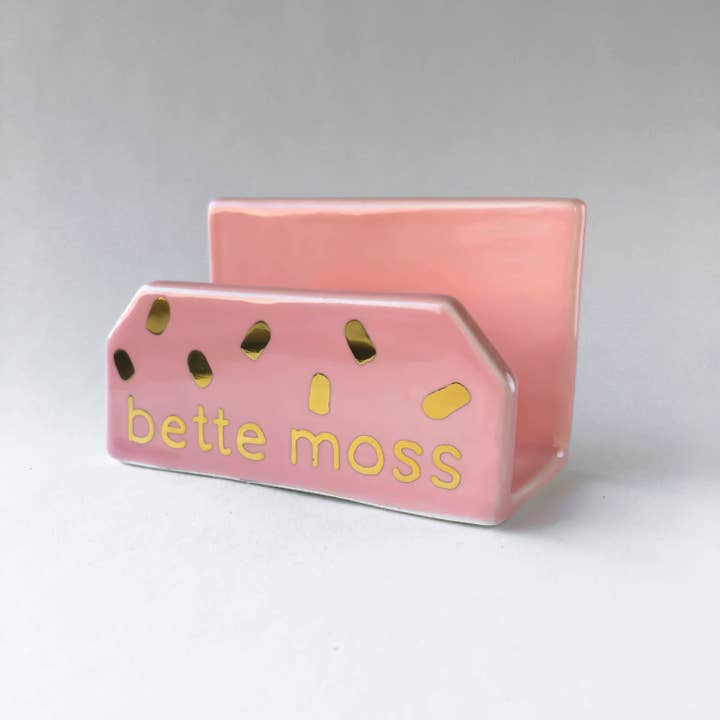 Modern Mud Ceramics - Wholesale Business Card Holder - Personalized Modern Office Pottery Business Card Holder