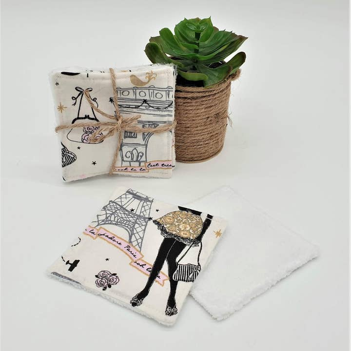 Les Ateliers d’Éliléa - Wholesale Makeup Remover - Bamboo square wipe x 62