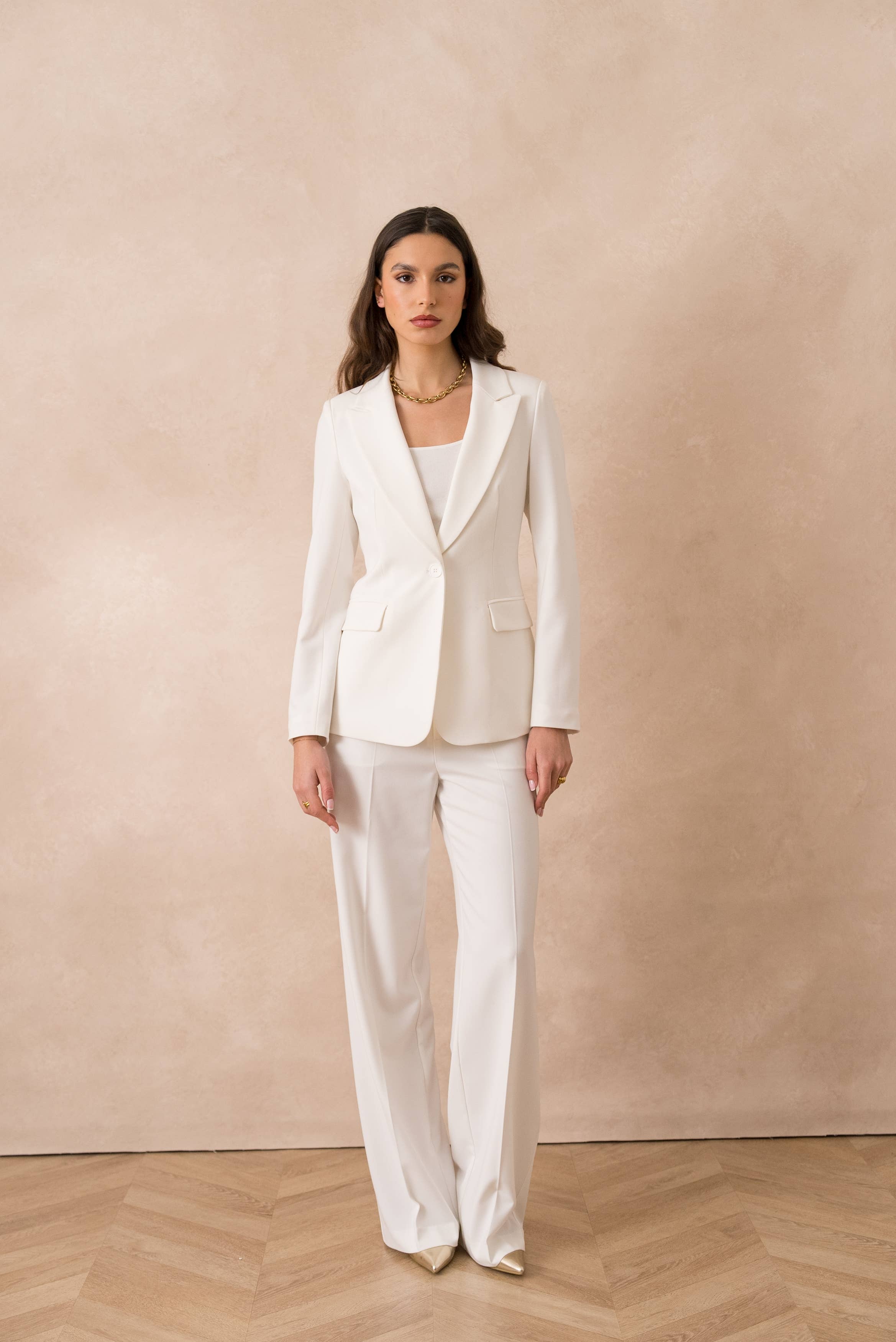 Attentif Paris – wholesale Kostymjacka – Dam – Heather figursydd kavaj för dam57