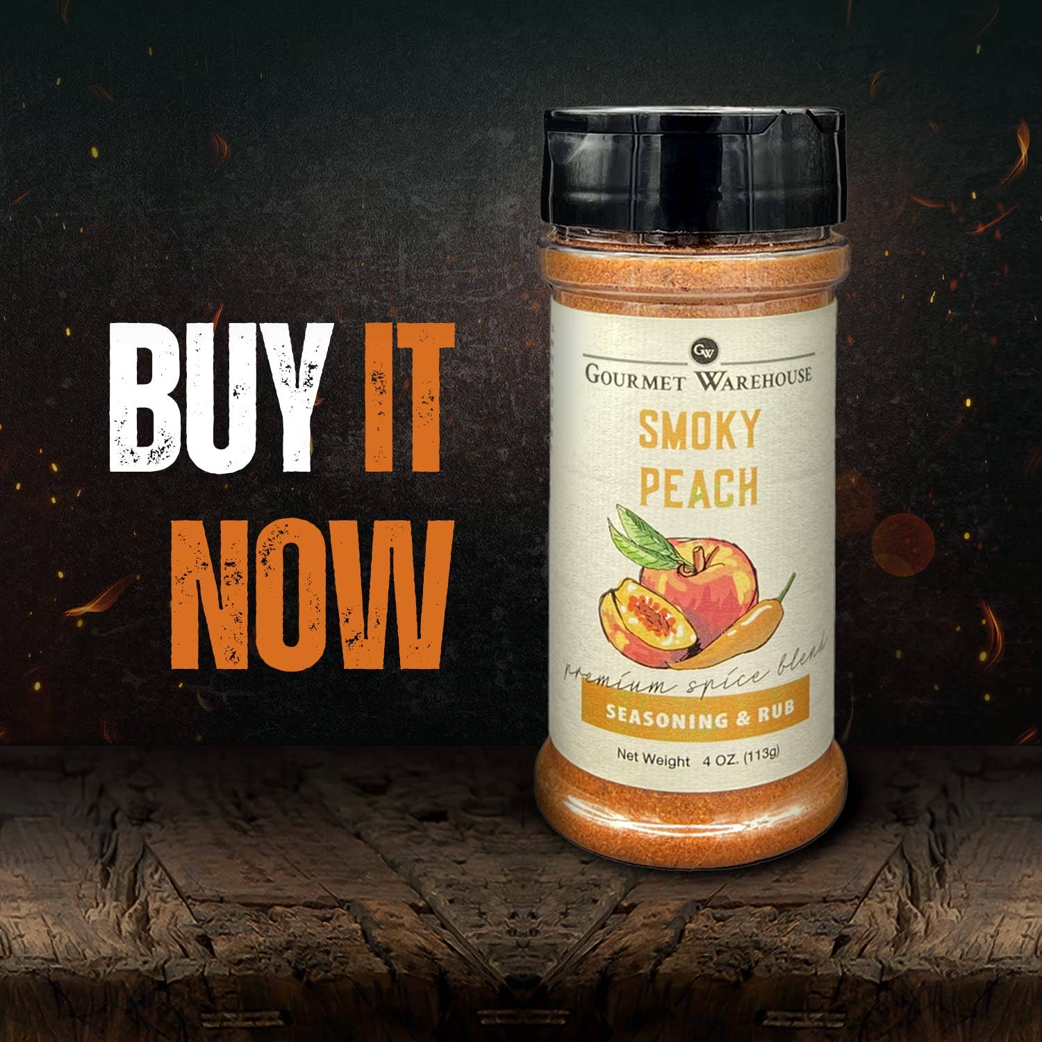 Gourmet Warehouse Brands - Wholesale Dried Spice Mix - Gourmet Warehouse Smoky Peach Seasoning & Rub4