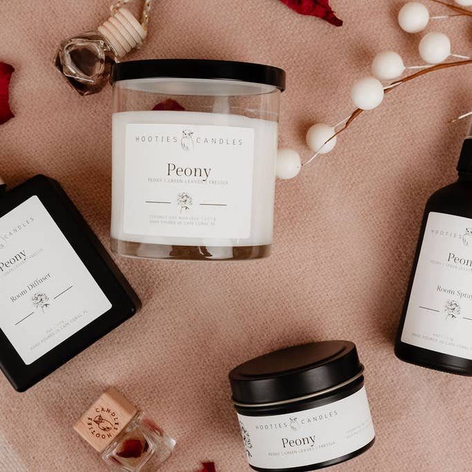 Hooties Candles and Things - Wholesale Jar/Filled Candle - Peony Candle4
