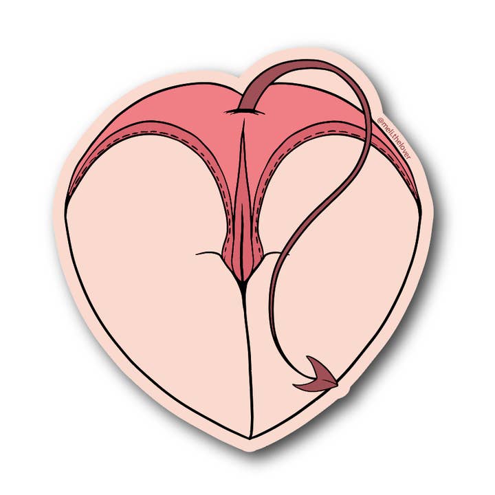 Stickers Waterproof Vinyl - Devil Butt for wholesale by Meli TheLover