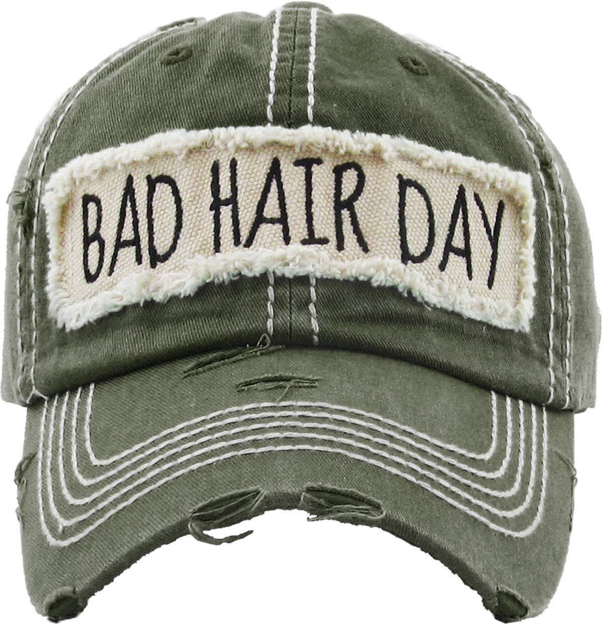 KBETHOS - Vendita all'ingrosso Cappellino da baseball - Donna - Berretto a sfera vintage lavato Bad Hair Day30