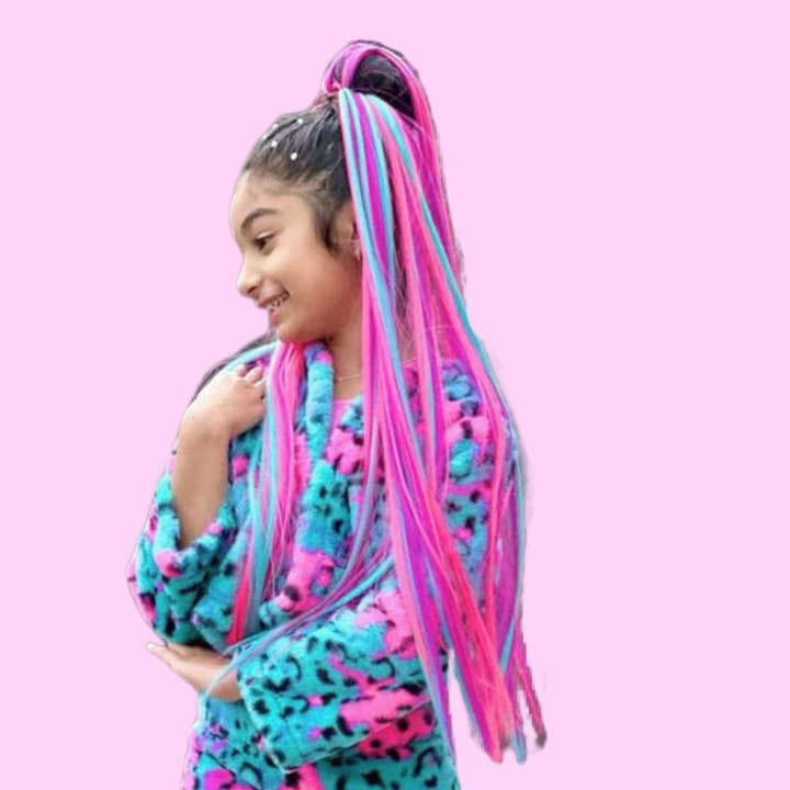 Long Unicorn Pony - Triple Treat - 26” for wholesale by Poppet Locks