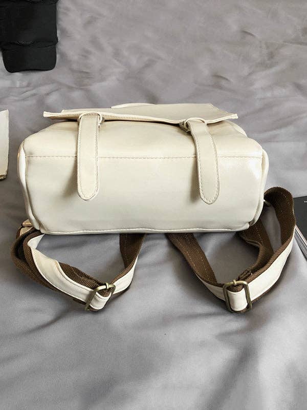 UZ Wholesale Store – Großhandel Rucksack – Damen – Einfacher einfarbiger Vintage-Rucksack10