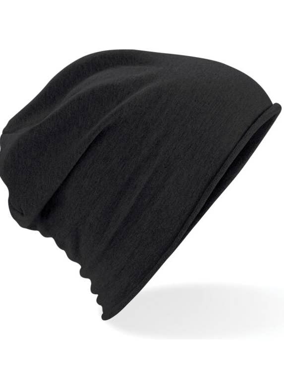 Beechfield Jersey Beanie | Unisex | Lightweight | Cotton | Stretch | 6 Colours | One Size for wholesale by Logo Free Clothing