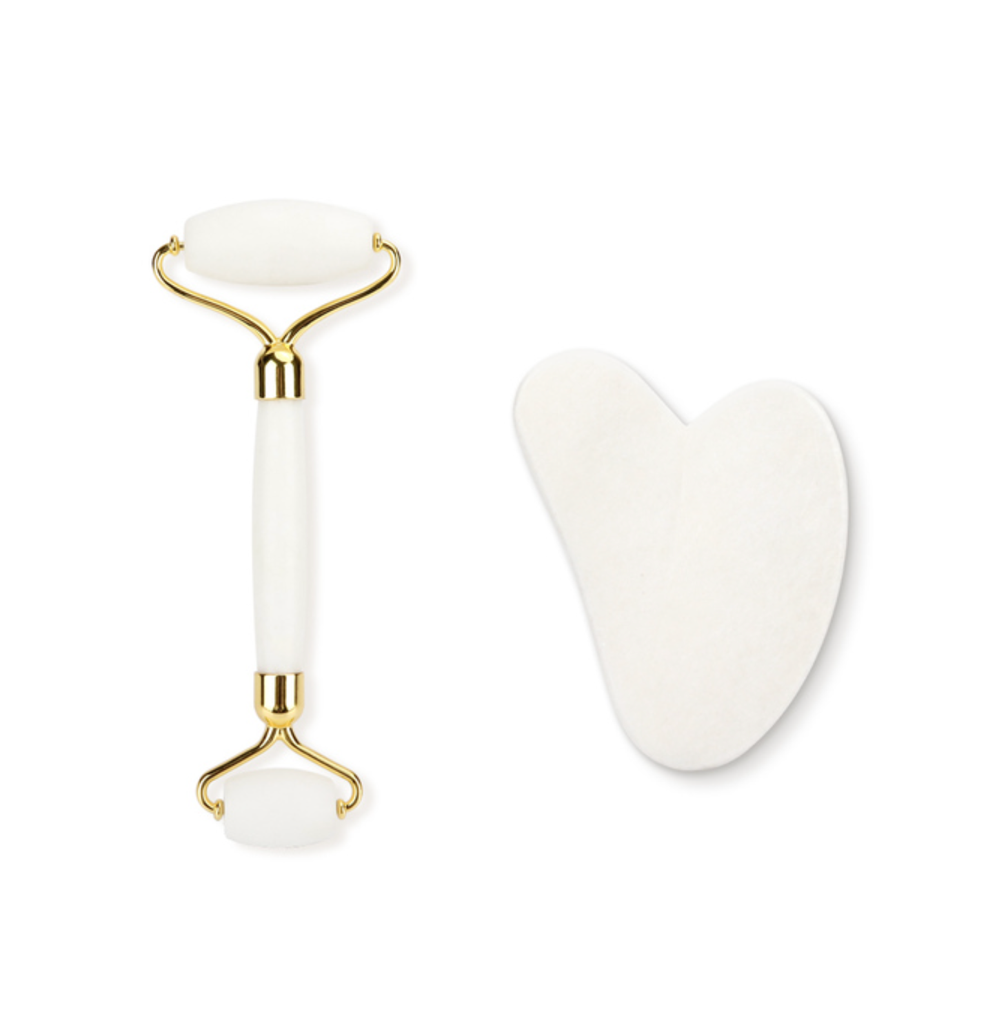 Crystolver (We Cover All Import Fees) – Gua Sha por atacado – Conjunto de Rolo de Jade Branco e Gua Sha3