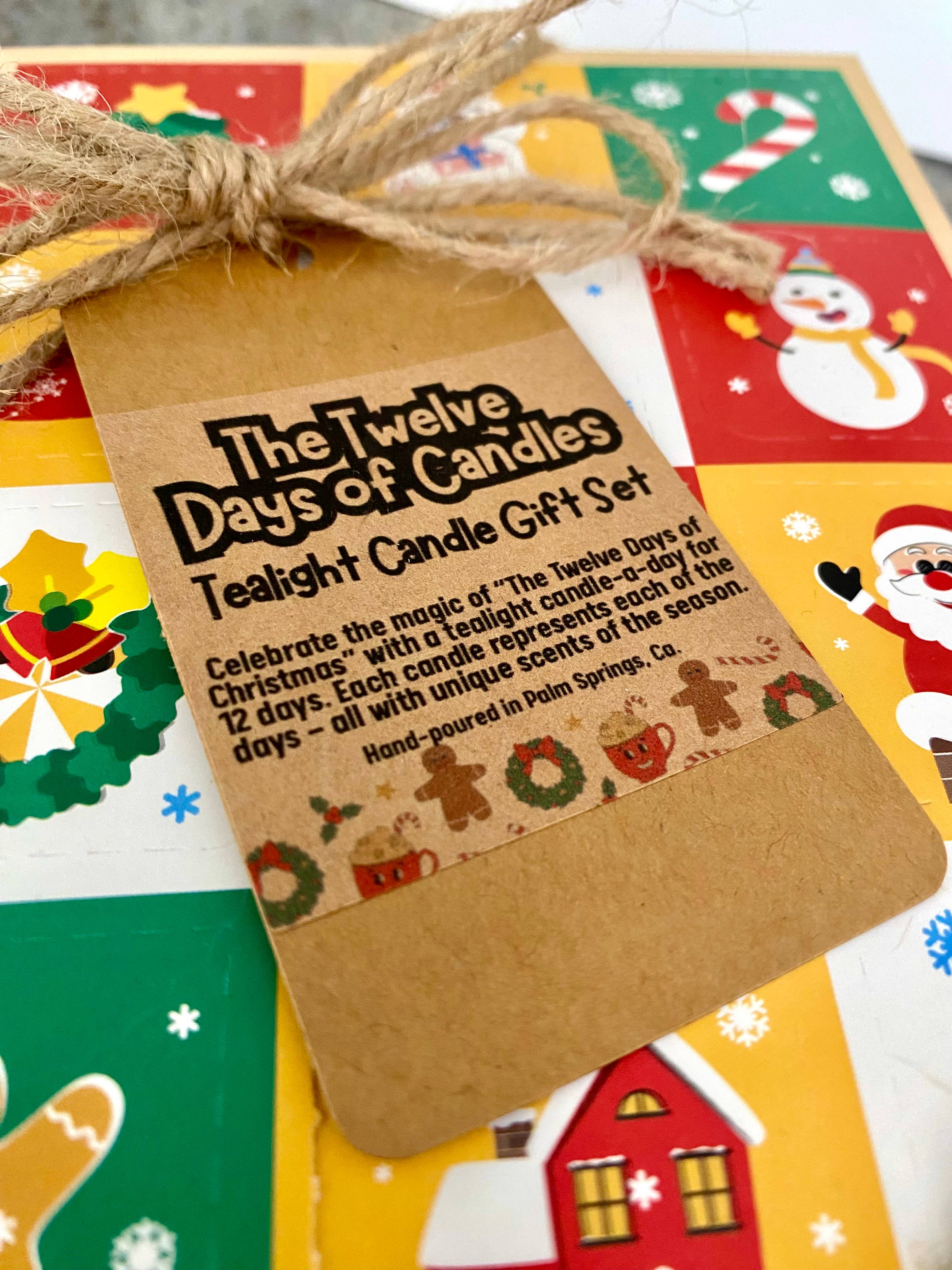 Raven’s Hearth – wholesale Tea light candles – Christmas Tealight Gift Set | 12 Days of Candles 7