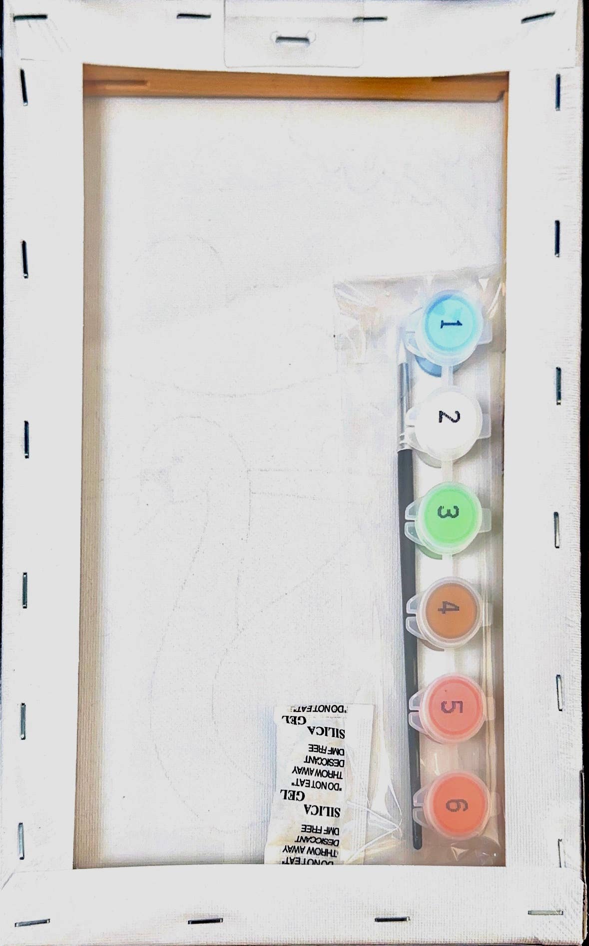 Angels Craft - Wholesale Paint Set - Canvas Paint Set, Swan , 7.5 x 11.4 x 0.6in2