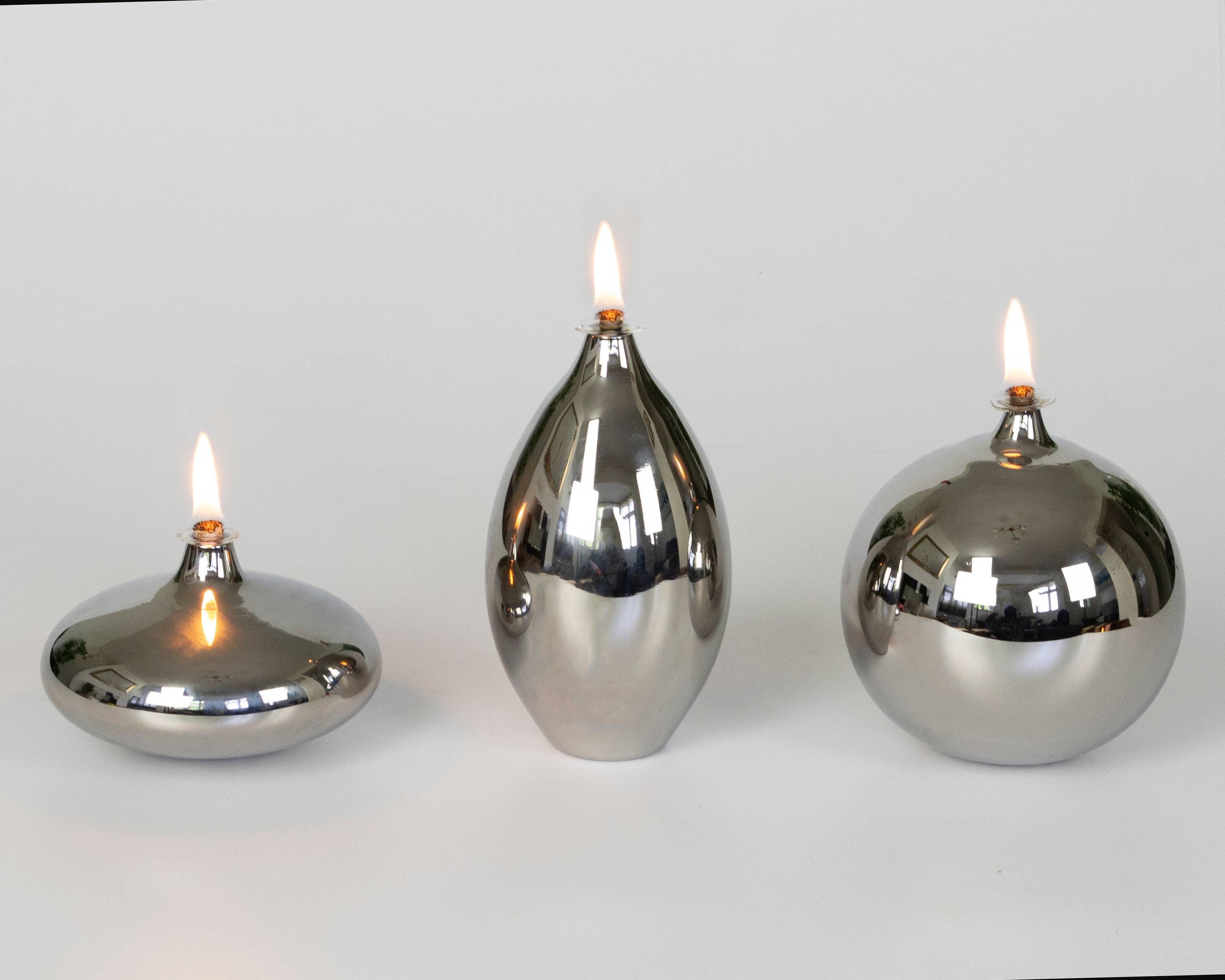 Bergs International – wholesale Novelty candle – Eden Lamp Set Transparent1