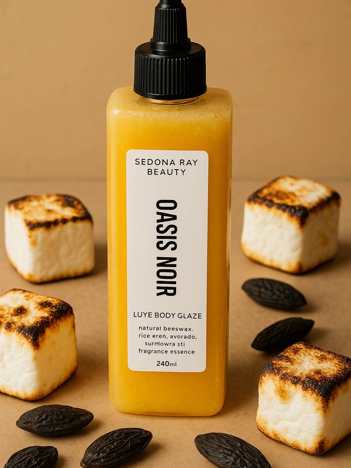 Oasis Noir Body Glaze for wholesale by Sedona Ray Holistic Beauty
