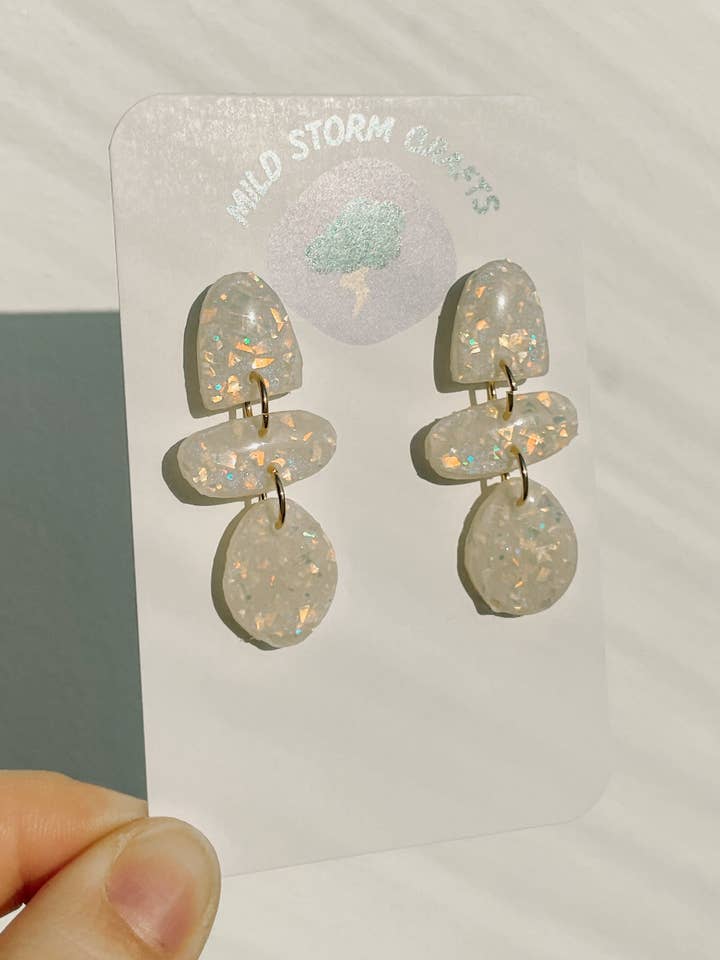 Polymerclay Earrings | Shine Bright für den Großhandel von Mildstormcrafts
