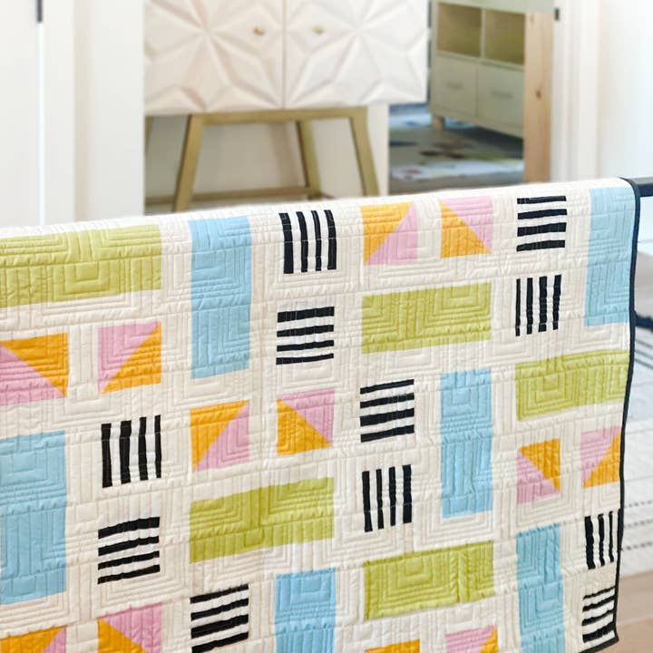 Quiltachusetts – wholesale Craft sewing kit – Cake Walk Quilt Pattern3