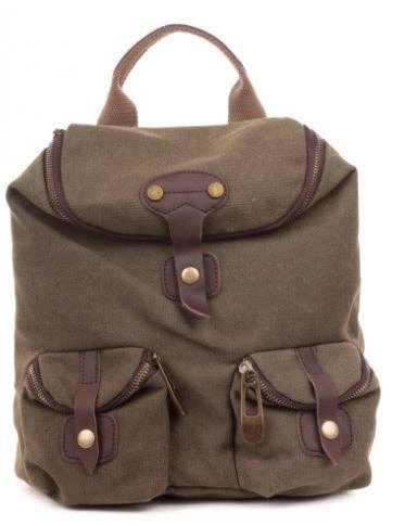 ZEDE PARIS - Wholesale Backpack - Women's - SAINT-PAUL - Canvas and leather backpack22