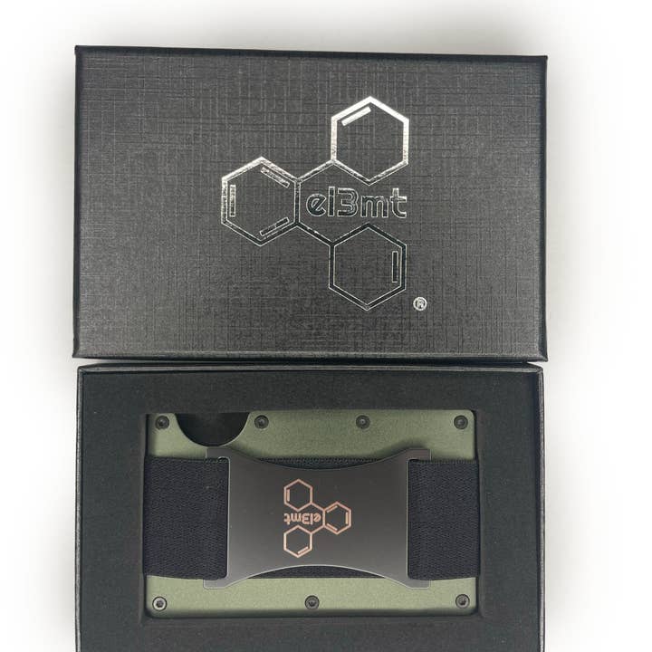 el3mt – wholesale Wallet - Men’s – SLIM METAL Men's Wallet el3mt AlH3 Aluminum Ember ridge
