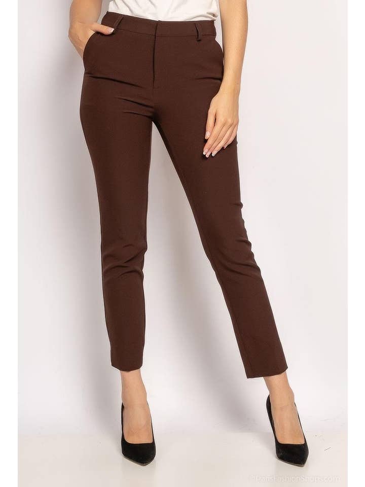 Attentif Paris - Wholesale Broek - Dames - Attentif Paris tijdloze high-waisted sigarettenbroek39