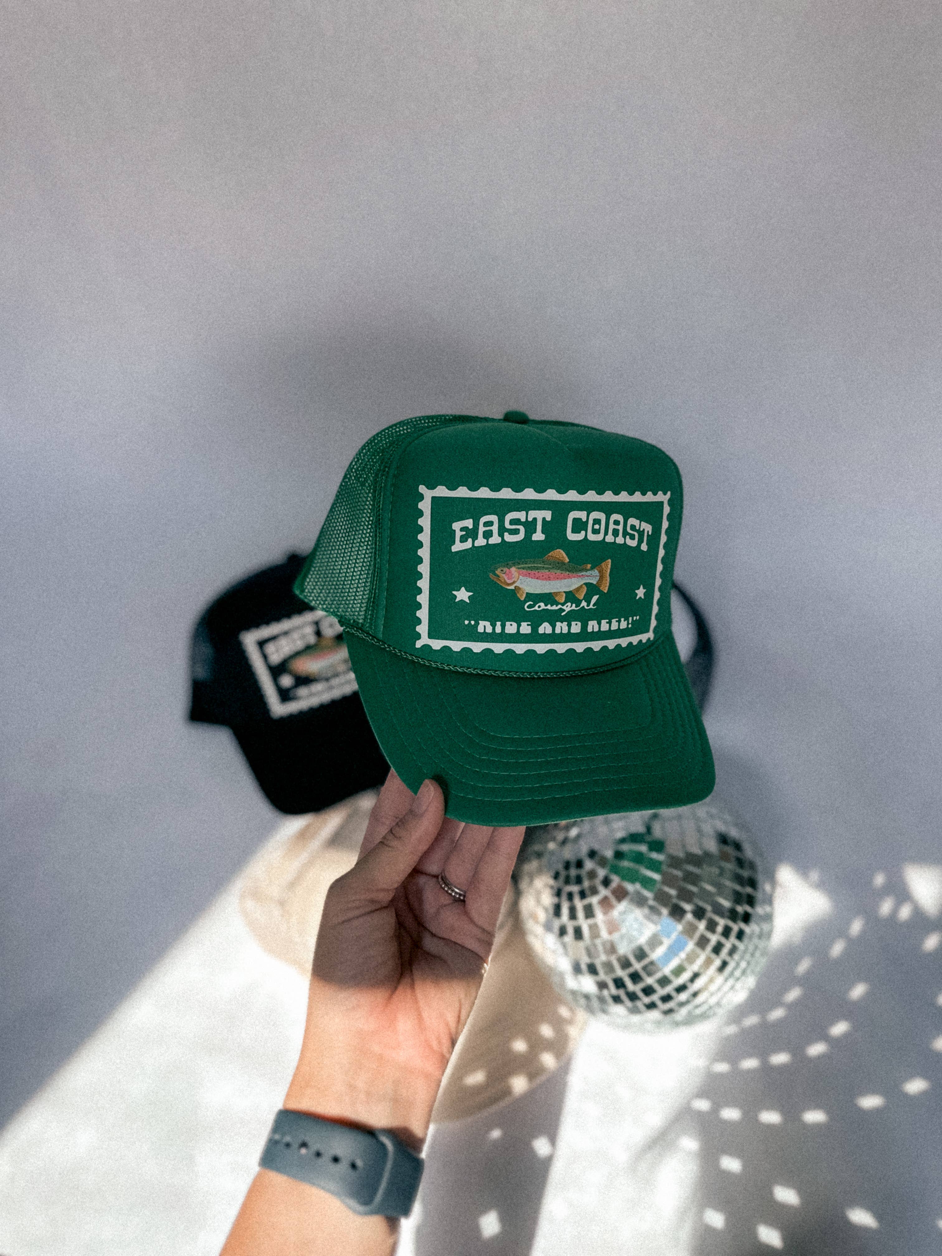DigitalxCowgirl - Wholesale Trucker Hat - Women's - East Coast Cowgirl Trout Fishing Hat4