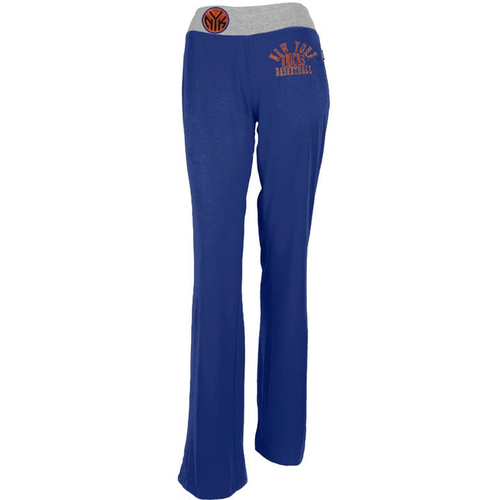 New York Knicks - Calças de Ioga Femininas Juniors Overtime por atacado de Official Store