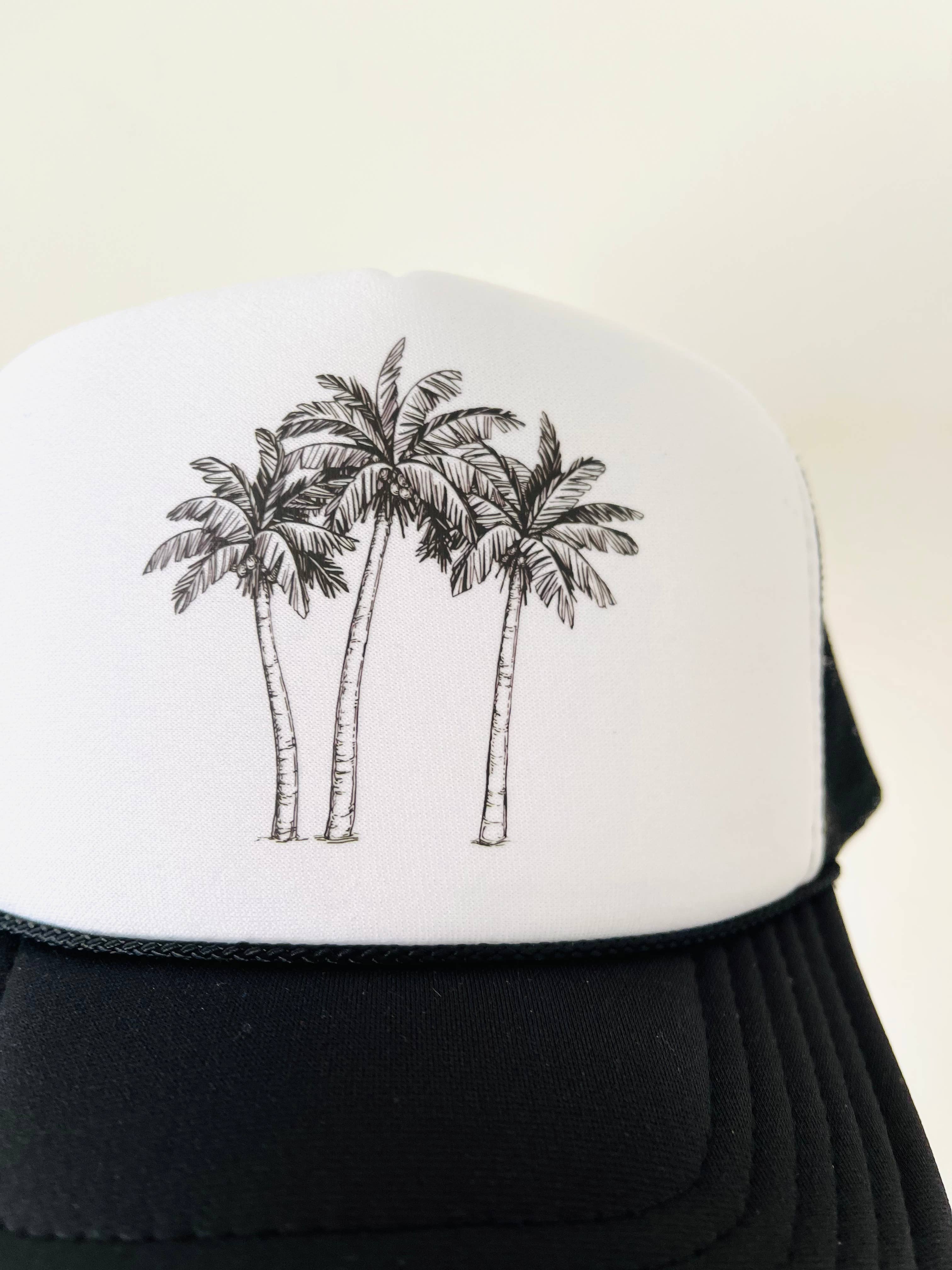 Rad Hat Society – wholesale Trucker hat – Unisex – Palm Trees3