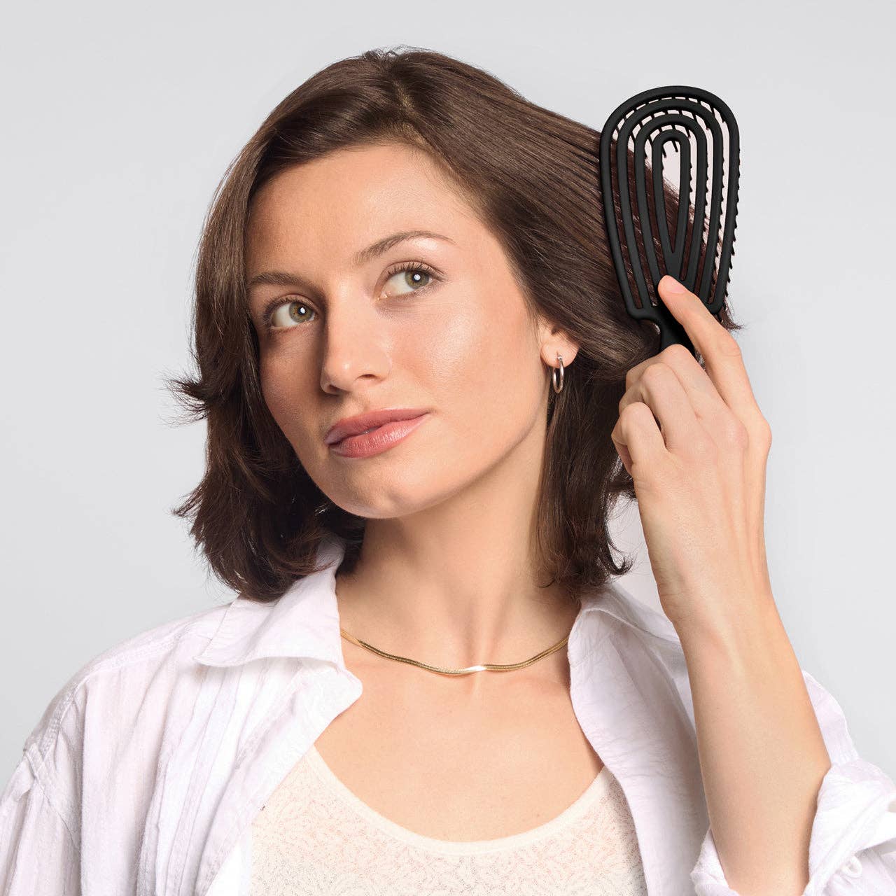 KITSCH - Wholesale Hair Brush/Comb - Detangling Flexi Brush - Black3