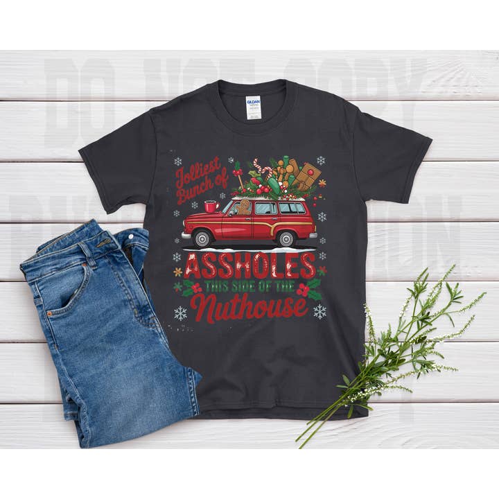 rnsublimation - Wholesale Sublimation Transfer - DTF Jolliest Bunch of Assholes Transfer Ready to Press3