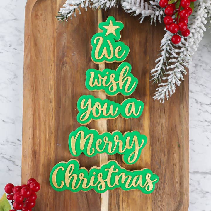 OUTboss STAMP N CUT - Vi önskar er en god julgran för wholesale av Sweet-Stamp