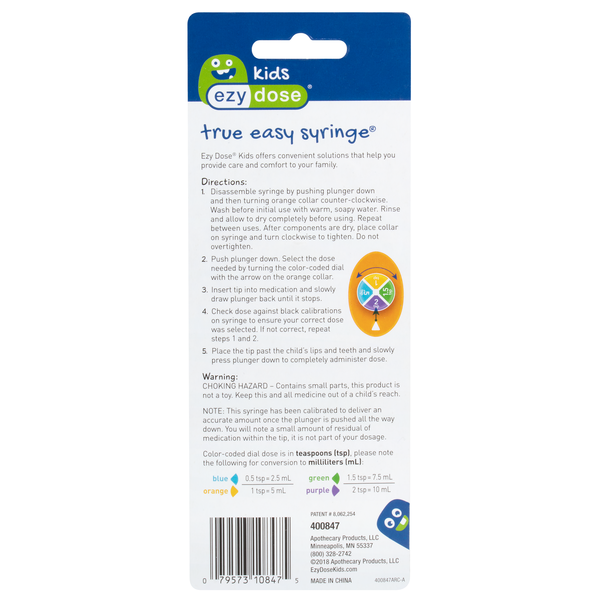Apothecary Products LLC - Wholesale Oral Supplement/Vitamin - Ezy Dose Kids® True Easy Syringe6