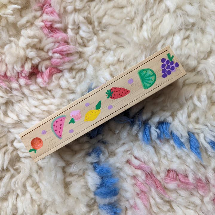 Frutta | Scatola in legno unica nel suo genere dipinta a mano per la vendita all'ingrosso da parte di Foreignspell