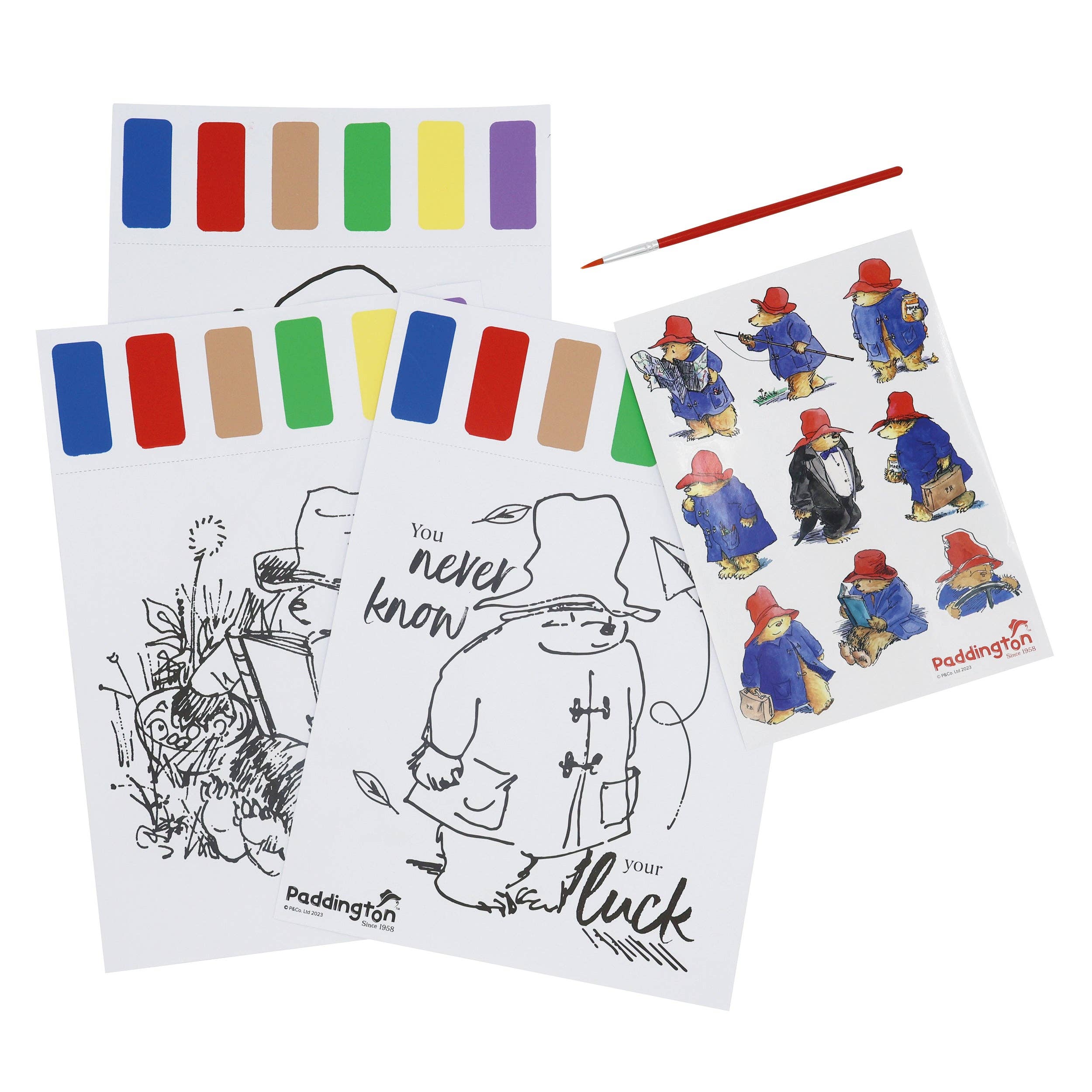 Robert Frederick Ltd – Conjunto de arte - Crianças e bebés por atacado – Conjunto de Arte com Paleta de Tintas Paddington - Basta Adicionar Água!3