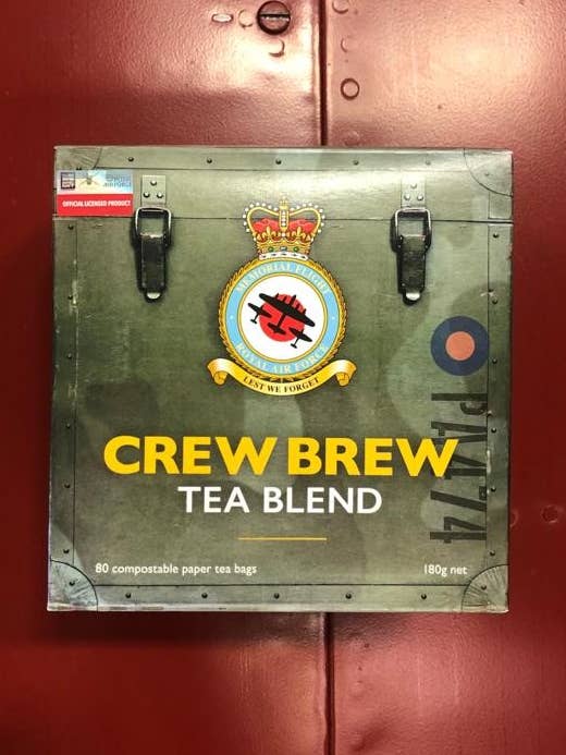 BBMF Crew Brew Tea Blend Box - 80 Compostable Paper Tea Bags for wholesale by The Lincoln Tea & Coffee Co