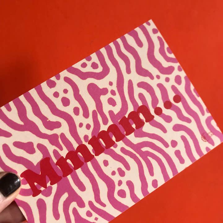 Carta Mmmm _ Onomatopee_ Leopardo per la vendita all'ingrosso da parte di Claire Colin