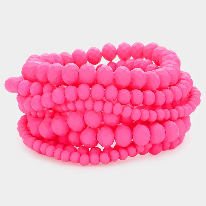 9ST - Facetterade Pärlarmband med Stretch för wholesale av Sensibling Corp.