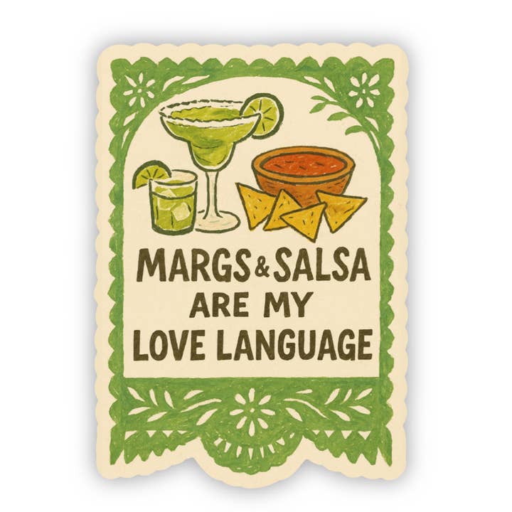 Tex-Mex Love Sticker – Margs & Salsa for wholesale by inviting affairs paperie