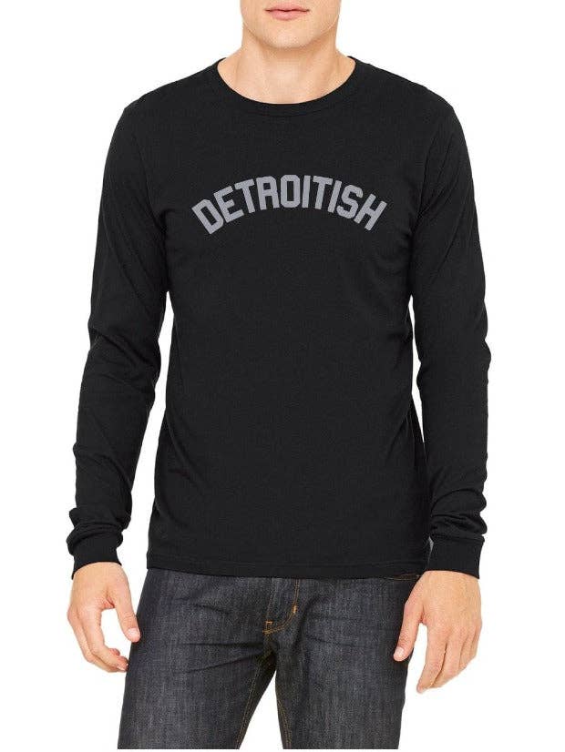 Inked Detroit - Wholesale Screen Printed T-Shirt - Unisex - Ink Detroit Detroitish Long Sleeve T-shirt - Available in 2 Colors