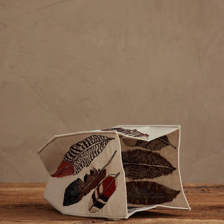Coral & Tusk - Wholesale Tissue Box - Feathers Tissue Box Cover6