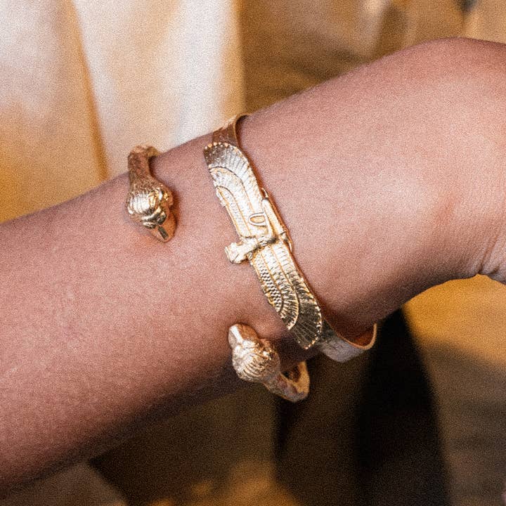 MESH – wholesale Manschettarmband – The Guardians armring i pläterat 925 silver