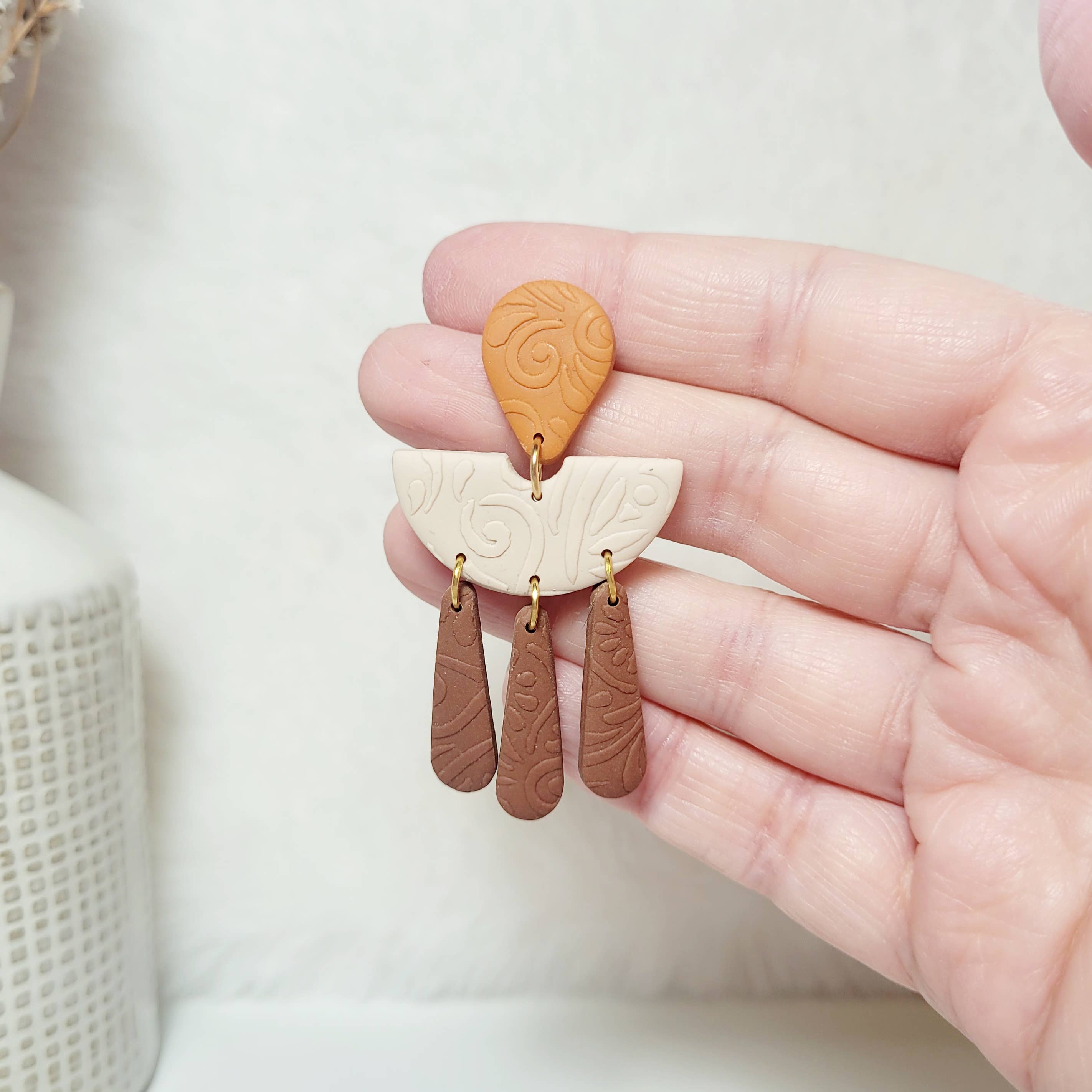 Spiegel Clay - Wholesale Dangle Earrings - Dangles 3 colors1