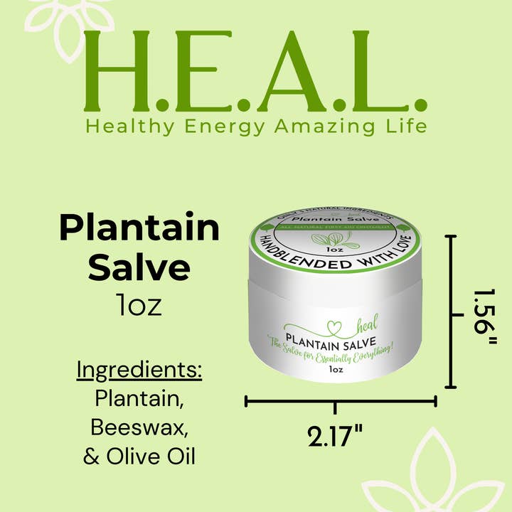 Healthy Energy Amazing Life - Wholesale Healing Salve/Balm/Cream - Plantain Salves10