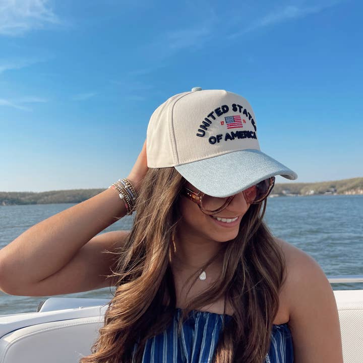 KENZKUSTOMZ - Wholesale Trucker Hat - Women's - United States of America - Denim Blue Vintage Trucker Hat6